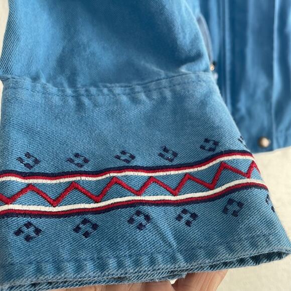 Sheryl Crow Blue Utility Military Jacket Flag Patch USA Star Patriotic America - Picture 4 of 8